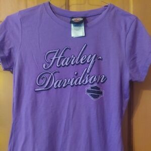 Ladies Size Medium, Harley Davidson T-shirt, Seacoast Harley, North Hampton, NH
